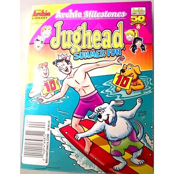Archie Milestones Comics Digest Library #24 Jughead Summer Fun 50th ANNIVERSARY - Picture 1 of 8